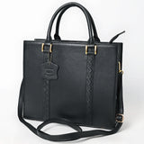Never Mind  Briefcase Genuine Leather Women Bag Western Handbag Purse