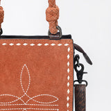 American Darling Crossbody Bag Suede Genuine Leather Women's Handbag Purse