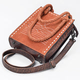 American Darling Crossbody Bag Suede Genuine Leather Women's Handbag Purse