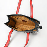 American Darling Tote Hand Printed Genuine Leather Women Bag Western Handbag Purse