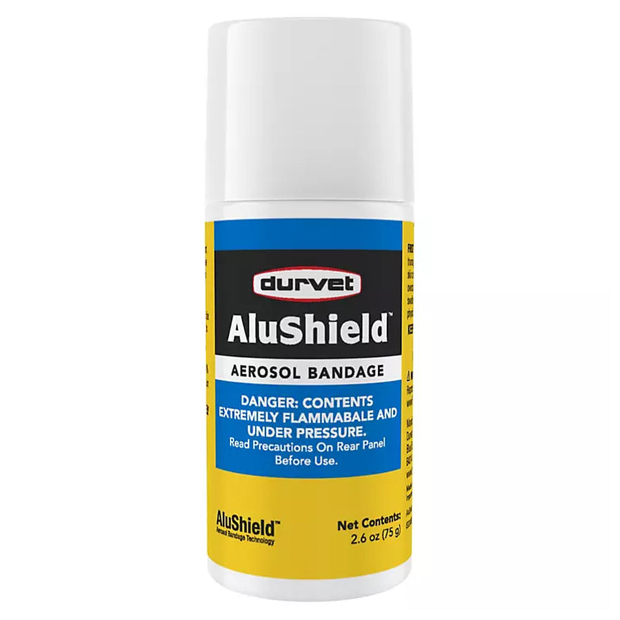 2.6 Oz Durvet Alushield Aerosol Bandage Animals Anibiotic-Free - Uhorse