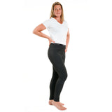 Large Back on Track Cotton Women Leggings Base layer Black