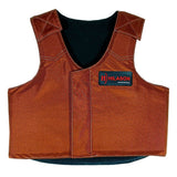 Hilason Western Horse Riding Safety Protective Kids Junior Youth Vest Equestrian Brown