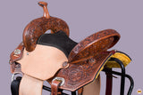 Hilason Western Horse Barrel Racing Wooden Tree American Leather Saddle