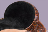 Hilason Western Horse Barrel Racing Wooden Tree American Leather Saddle