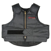 Hilason Bull Riding Rodeo Genuine Leather Vest Safety Protective Gear Equipment
