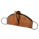 Hilason Youth Bareback Riggin Rodeo Leather Trainer with Handle & D-Rings