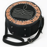 American Darling Canteen Bag Beautifully Suede Leather women Handbag