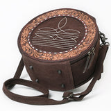American Darling Canteen Bag Beautifully Suede Leather women Handbag