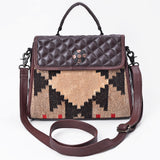 American Darling Crossbody Saddle Blanket Genuine Leather Women's Handbag Purse