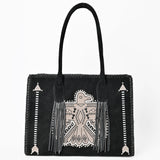 American Darling Tote Genuine Suede Leather Women Bag Western Handbag