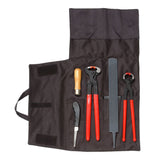 Tough1 Western Horse High-Quality Metal 6 Pc Farrier Tool Kit Black