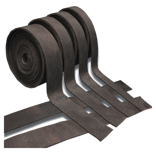 36 In Hilason Genuine Leather Flat Strap Strips for DIY Arts and Craft Projects Jewelry Tooling Home Decor Brown - Uhorse