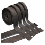 48 In Hilason Genuine Leather Flat Strap Strips for DIY Arts & Craft Projects Jewelry Tooling Home Décor Brown
