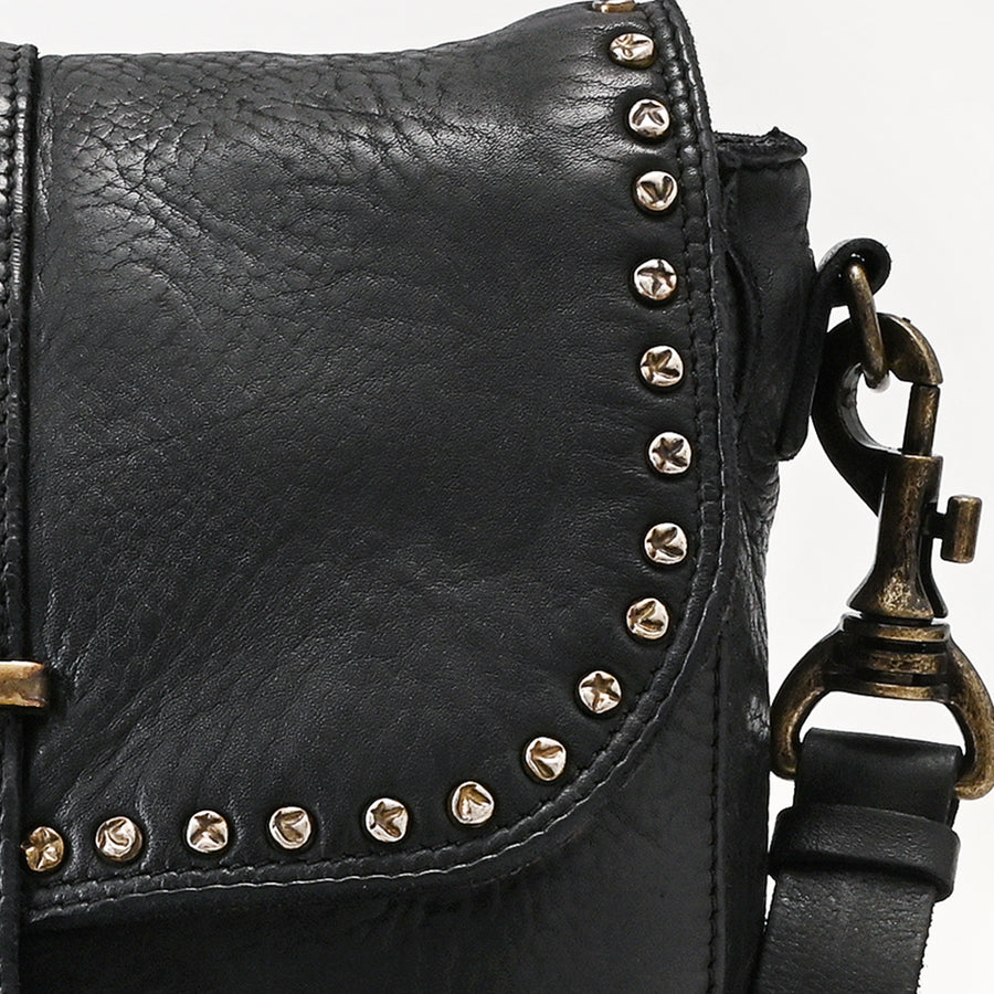 Spaghetti Western Crossbody Genuine Leather Women Bag Handbag Purse