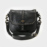 Spaghetti Western Crossbody Genuine Leather Women Bag Handbag Purse
