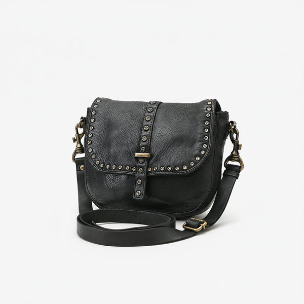 Spaghetti Western Crossbody Genuine Leather Women Bag Handbag Purse - Uhorse