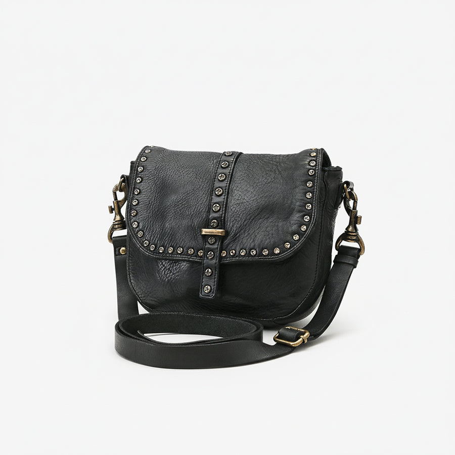 Spaghetti Western Crossbody Genuine Leather Women Bag Handbag Purse - Uhorse