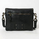 Spaghetti Western Crossbody Genuine Leather Women Bag Handbag Purse