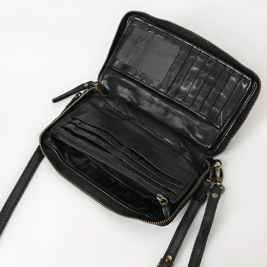 Spaghetti Western Organiser Genuine Leather Women Bag Handbag Purse