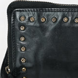 Spaghetti Western Wallet Genuine Leather Women Bag Handbag Purse