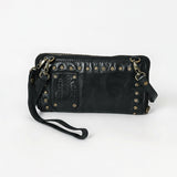 Spaghetti Western Wallet Genuine Leather Women Bag Handbag Purse