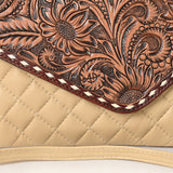 American Darling Wallet Genuine Western Leather Women Bag | Handbag Purse Hand Tooled Travel Jewelry Case
