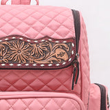 American Darling Backpack Beautifully Quilted Genuine Leather women bag