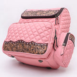 American Darling Backpack Beautifully Quilted Genuine Leather women bag