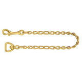 Hilason Western 20 In Lead Chain Malleable Iron Snap 1 Swivel Brass Plated