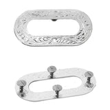 Hilason Western Tack Tackxas Seal Concho Round Shape Brass Plated W/ Screw
