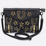 American Darling Envelope Beautifully full grain Genuine Leather women handbag