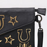 American Darling Envelope Beautifully full grain Genuine Leather women handbag