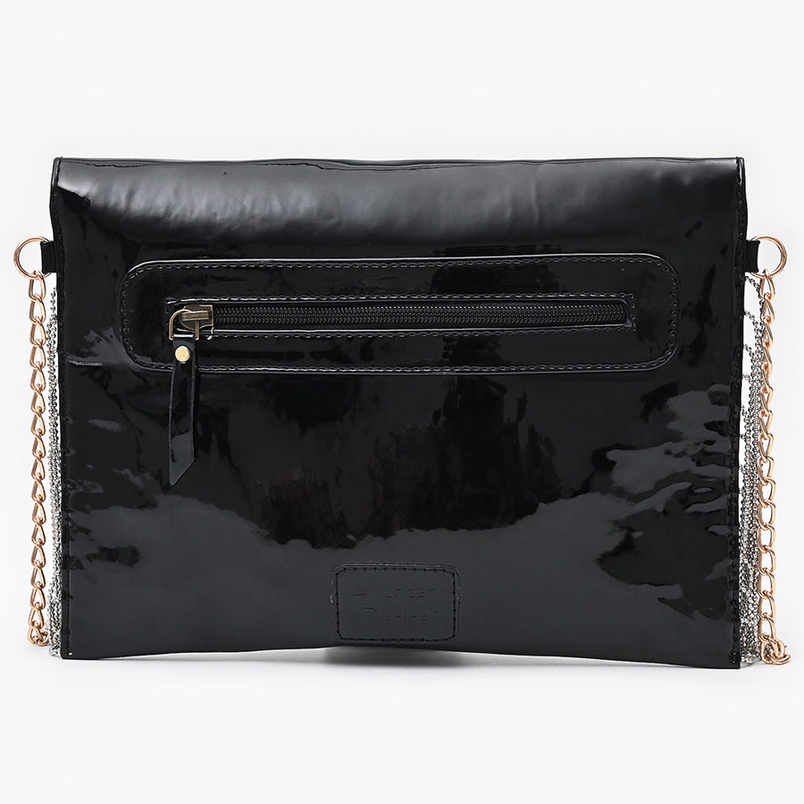 American Darling Envelope Bag Western Genuine Leather Embroidered Crossbody Purse with Chain Strap and YKK Zipper