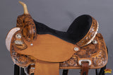 Hilason Western Horse American Leather Barrel Flex Tree Trail Child Saddle