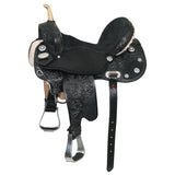 15 In Hilason Flex Tree W. H. Saddle American Leather Trail Barrel by Hilason – Cowboy and equestrian accessories
