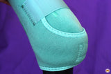 MEDIUM HILASON TURQUOISE HORSE FRONT LEG PROTECTION ULTIMATE SPORTS BOOTS PAIR