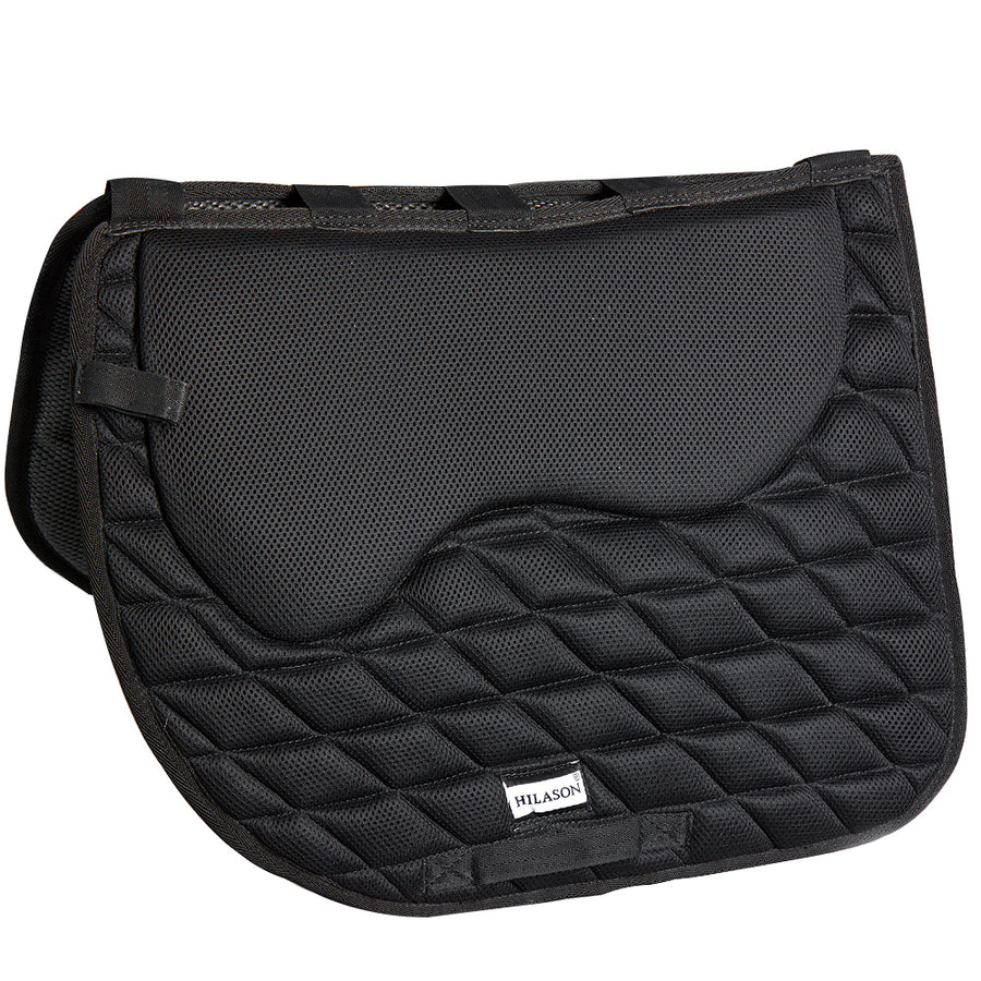 Hilason Western Horse English Saddle Pad Dressage Memory Foam And Antislip Black