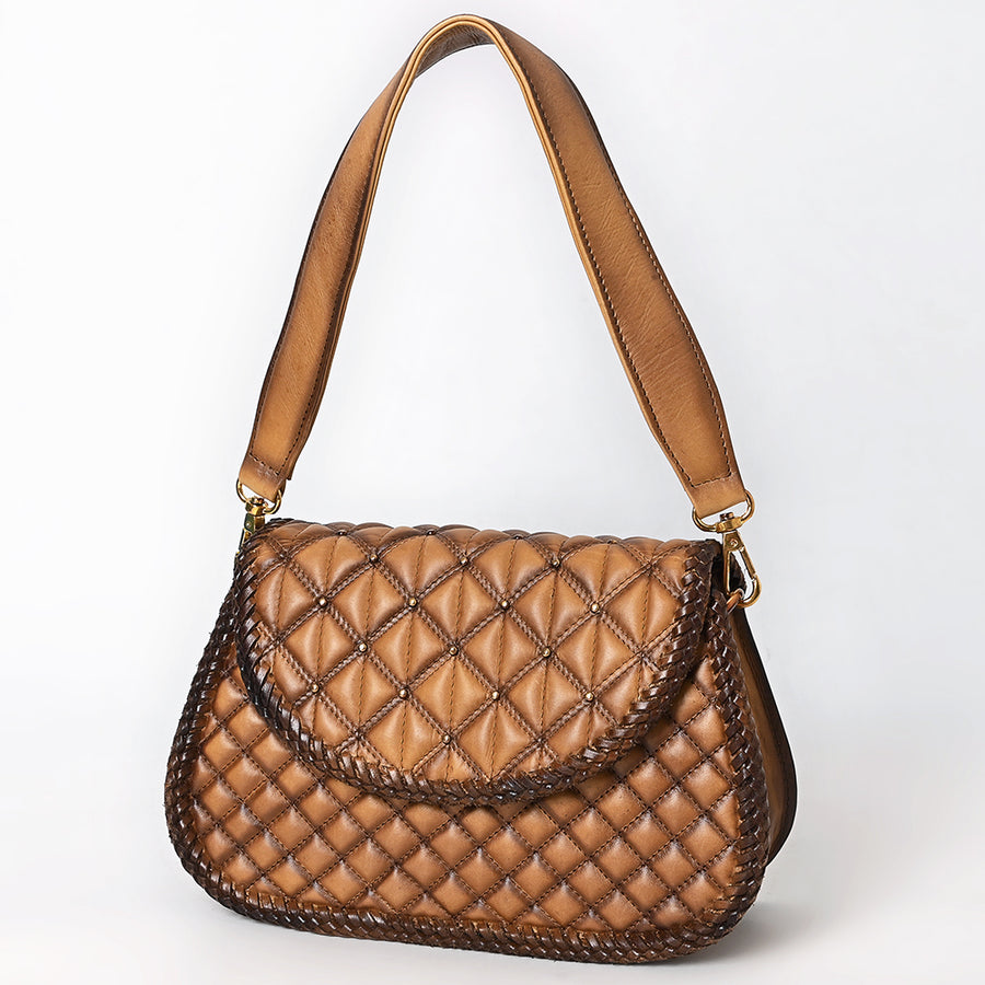 American Darling Shoulder Genuine Leather Women Bag Western Handbag Purse - Uhorse
