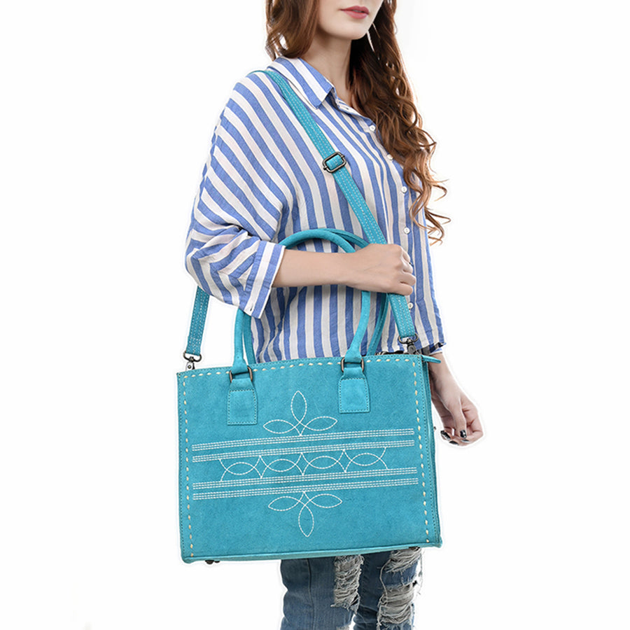 American Darling Tote Genuine Suede Leather Women Bag Western Handbag Purse | Travel Bags College Casual