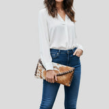 American Darling Sunglass Case Genuine Leather Women Bag Western Handbag Purse| Handbags