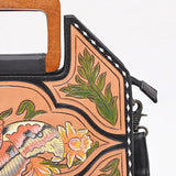 American Darling Clutch Beautifully Hand Painted Genuine Leather women handbag