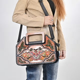 American Darling Clutch Beautifully Hand Painted Genuine Leather women handbag