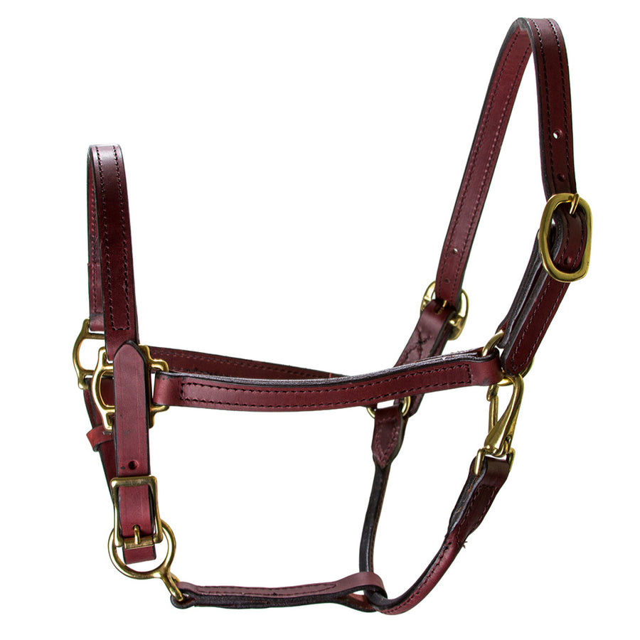 Hilason Western Horse Comfortable and Flexible Halter 3/4 In Width Genuine Leather - Uhorse