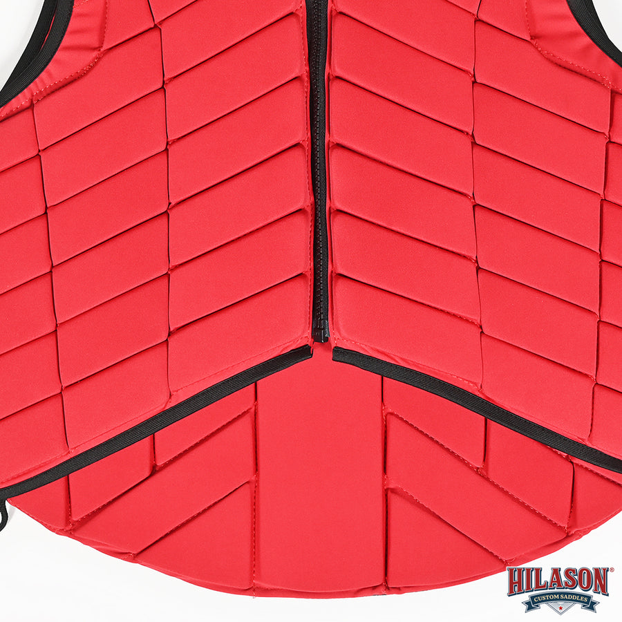 HILASON Equestrian Horse Vest Safety Protective Adult Eventing Red | Riding Unisex Rodeo