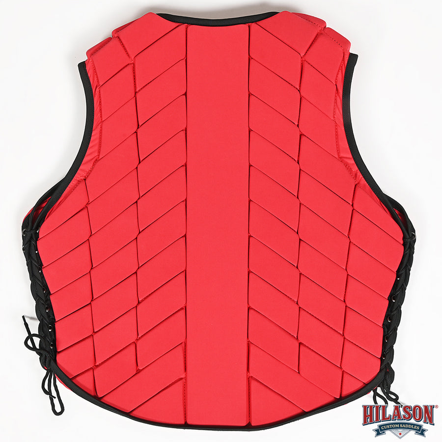 HILASON Equestrian Horse Vest Safety Protective Adult Eventing Red | Riding Unisex Rodeo