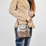 American Darling Massenger Beautifully Hair On Genuine Leather women handbag