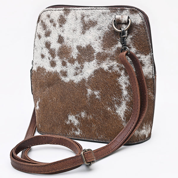 American Darling Western Hair-On Cowhide Cross Body Bag - Handcrafted Leather Purse - Uhorse