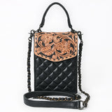 American Darling Cell Phone Case Beautifully Hand tooled Leather women bag Handbag