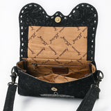 American Darling Crossbody Beautifully Suede Embosed Leather women bag